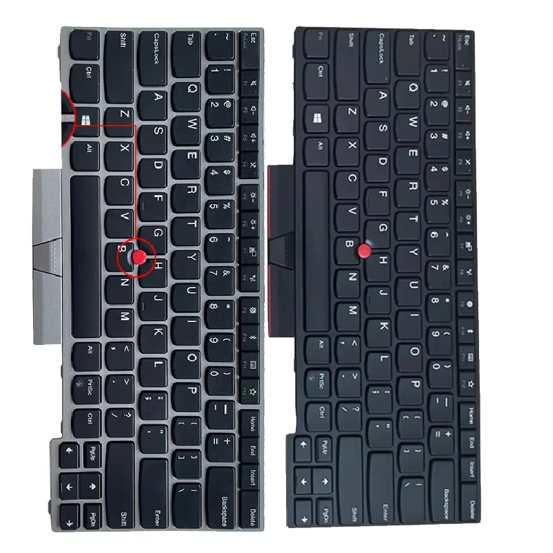 US/RU/SP/BR/JP Laptop Keyboard For Lenovo E480 E485 E490 E490S E495 L380 L390 L480 L490 R480 R490 T480S T490 T495 T14 P14S