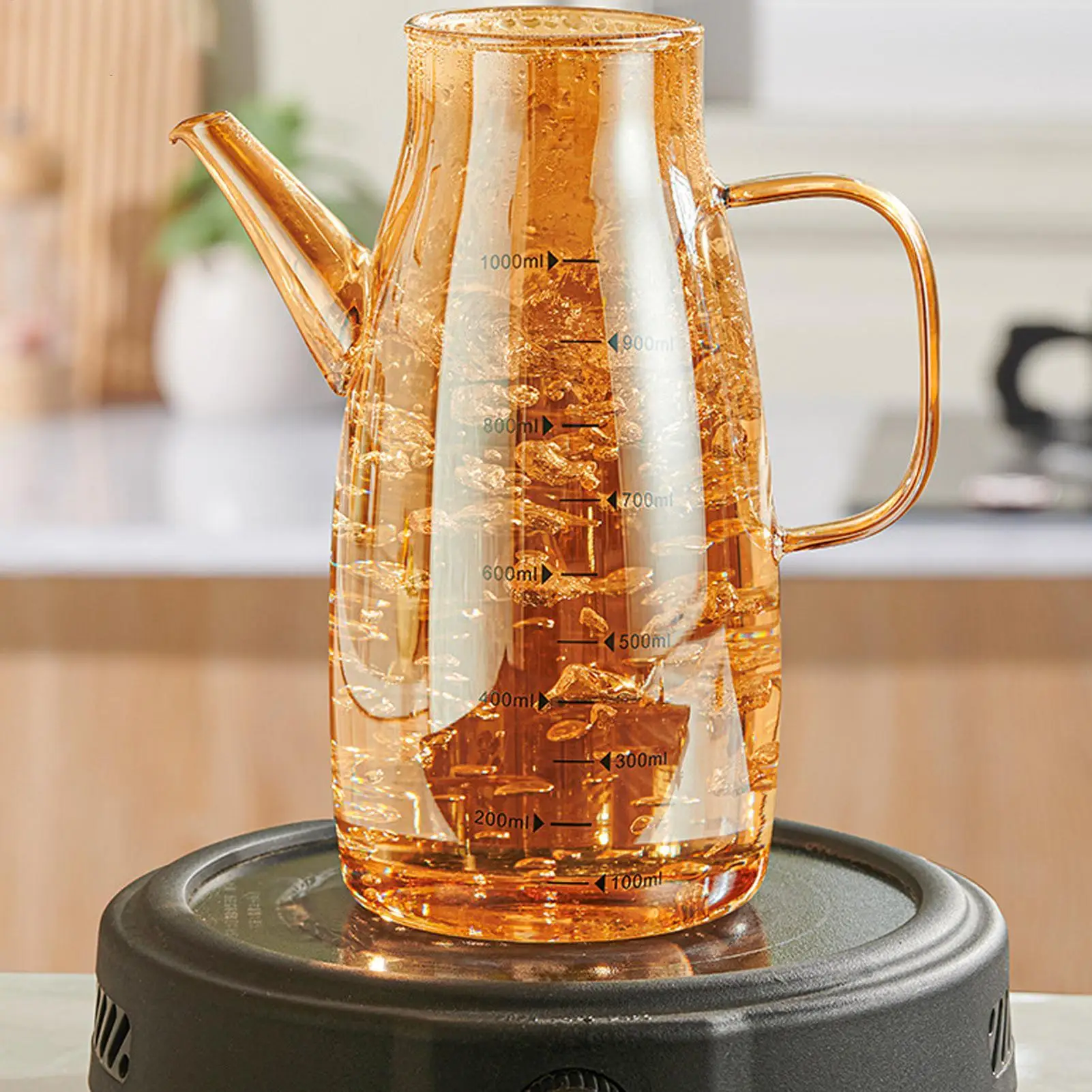 

Диспенсер для кухонного масла для кухни, термостойкий стеклянный диспенсер для масла, бытовой наливной для кухни, домашняя кулинария, выпечка салата