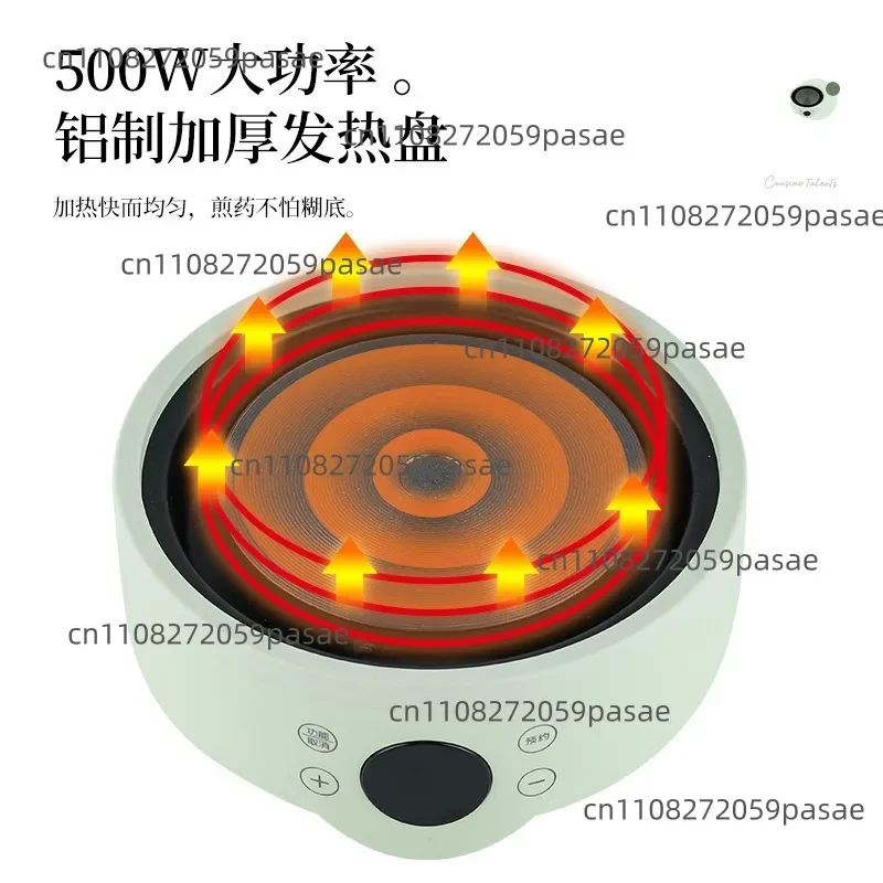 1.8L Automatic Chinese Medicine Pot Multifunctional Health Pot 9.5h Appointment Porridge Soup Split Ceramic Pot Kitchen Tools