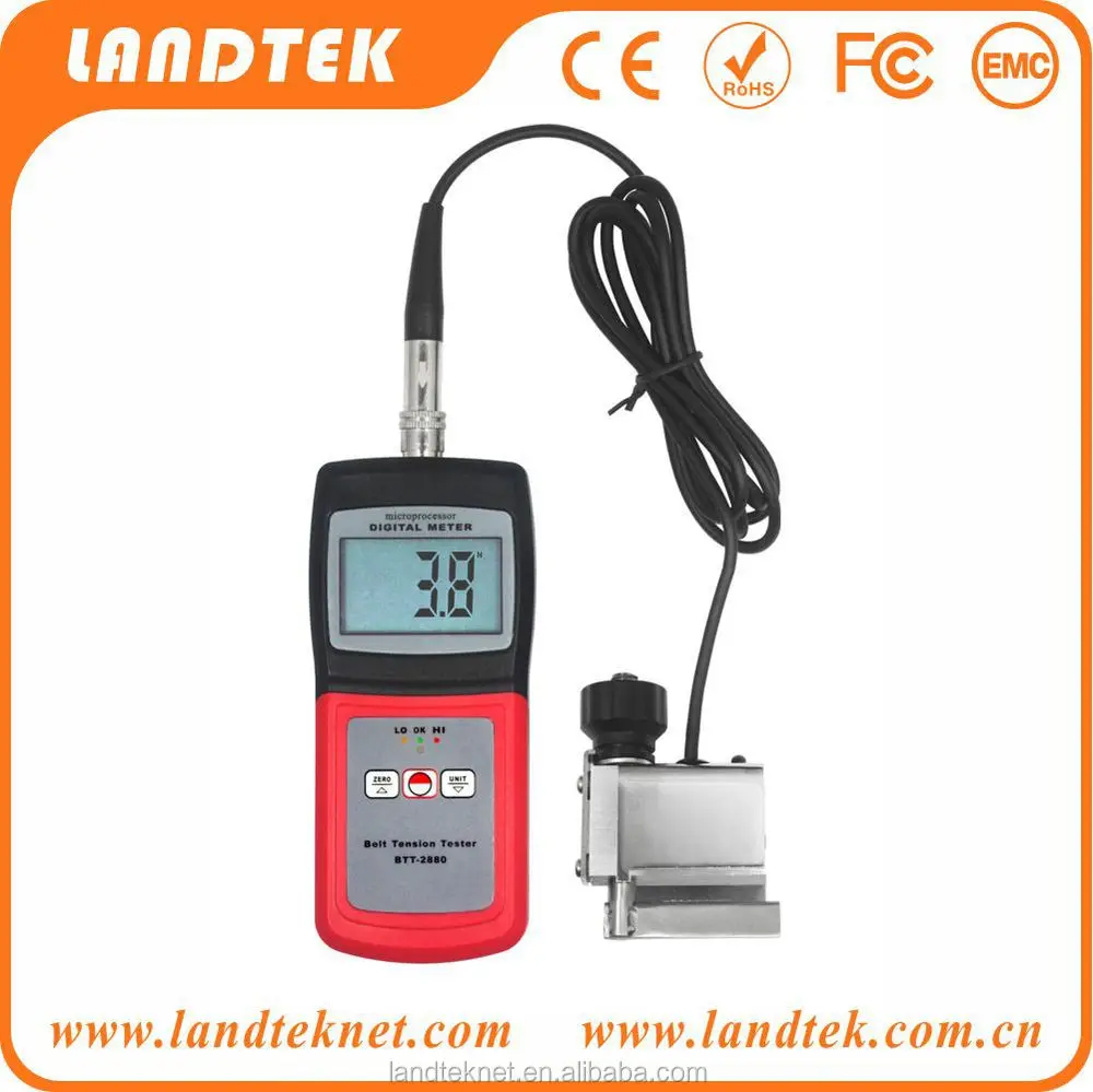 BTT-2880 industrial digital portable belt tension tester