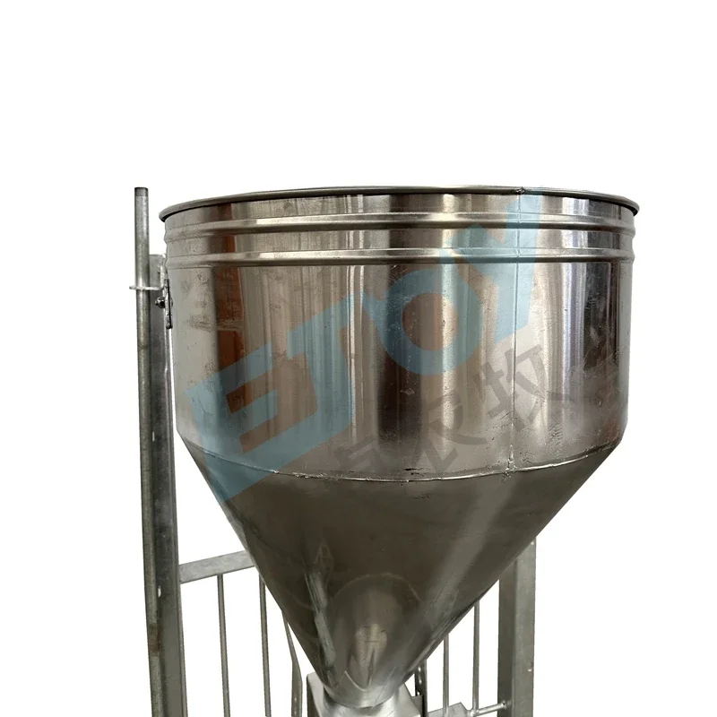 Stainless Steel Automatic Livestock Sow Fattening Pigs Feeder Dry and Wet Pig Feeding Trough for Sale