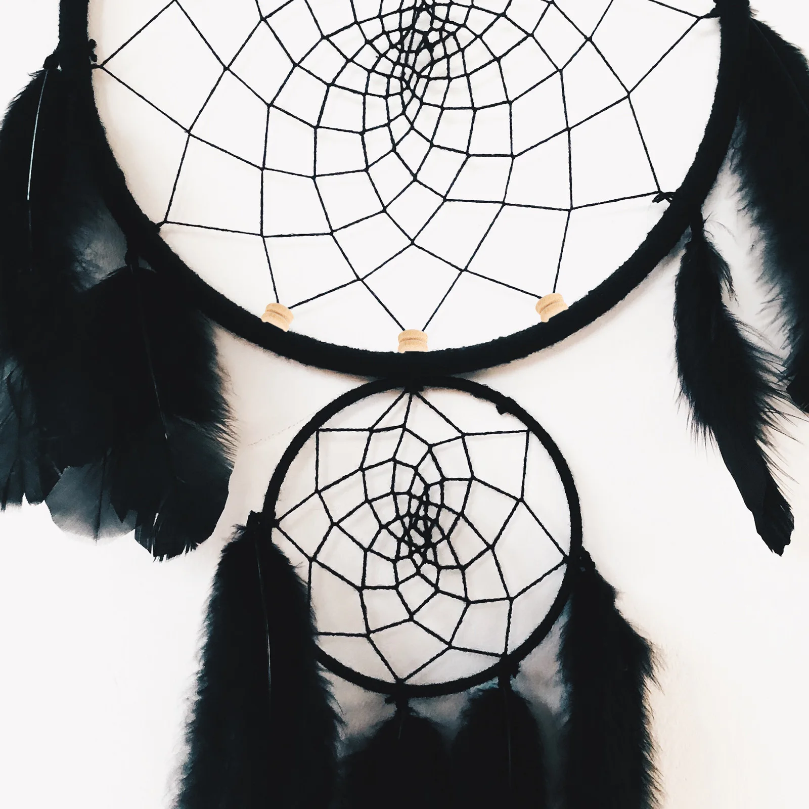 100 قطعة الحرف الطبيعية DIY زاك لم تنته فاصل الخشب للحرف الخرز الخشب الطبيعي مستلزمات صناعة المجوهرات #5