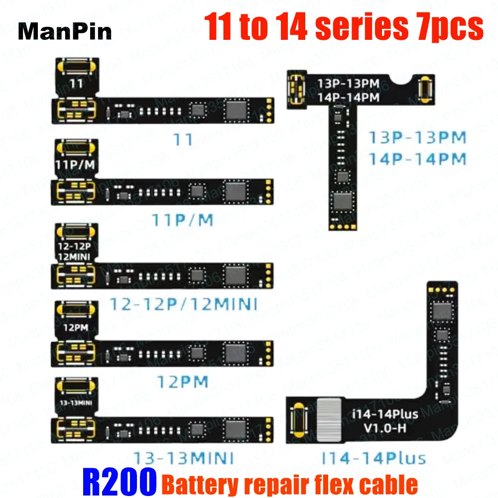 R200 scheda di riparazione della batteria Flex Cable Screen Display True Tone recuperare Tester per iPhone 14Pro Max 14Plus 13Pro 13 Mini 12 Pro 11