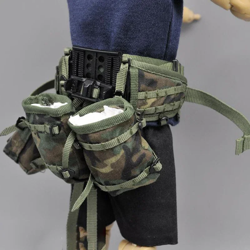 DML 1/6 مقياس الجيش التمويه الخصر حقيبة مولي حزام مشبك عسكري ل 12 ''عمل الشكل المشهد ملحق نموذج الجندي #4