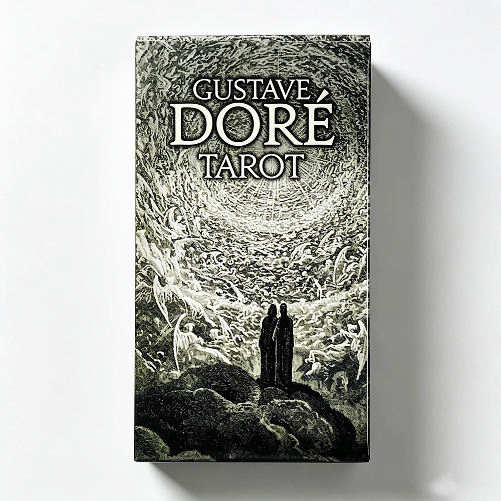 Gustave Dore Tarot Cards With Paper Instruction Manual For Beginners & Pros, Ideal For Divination, Meditation & Gifts