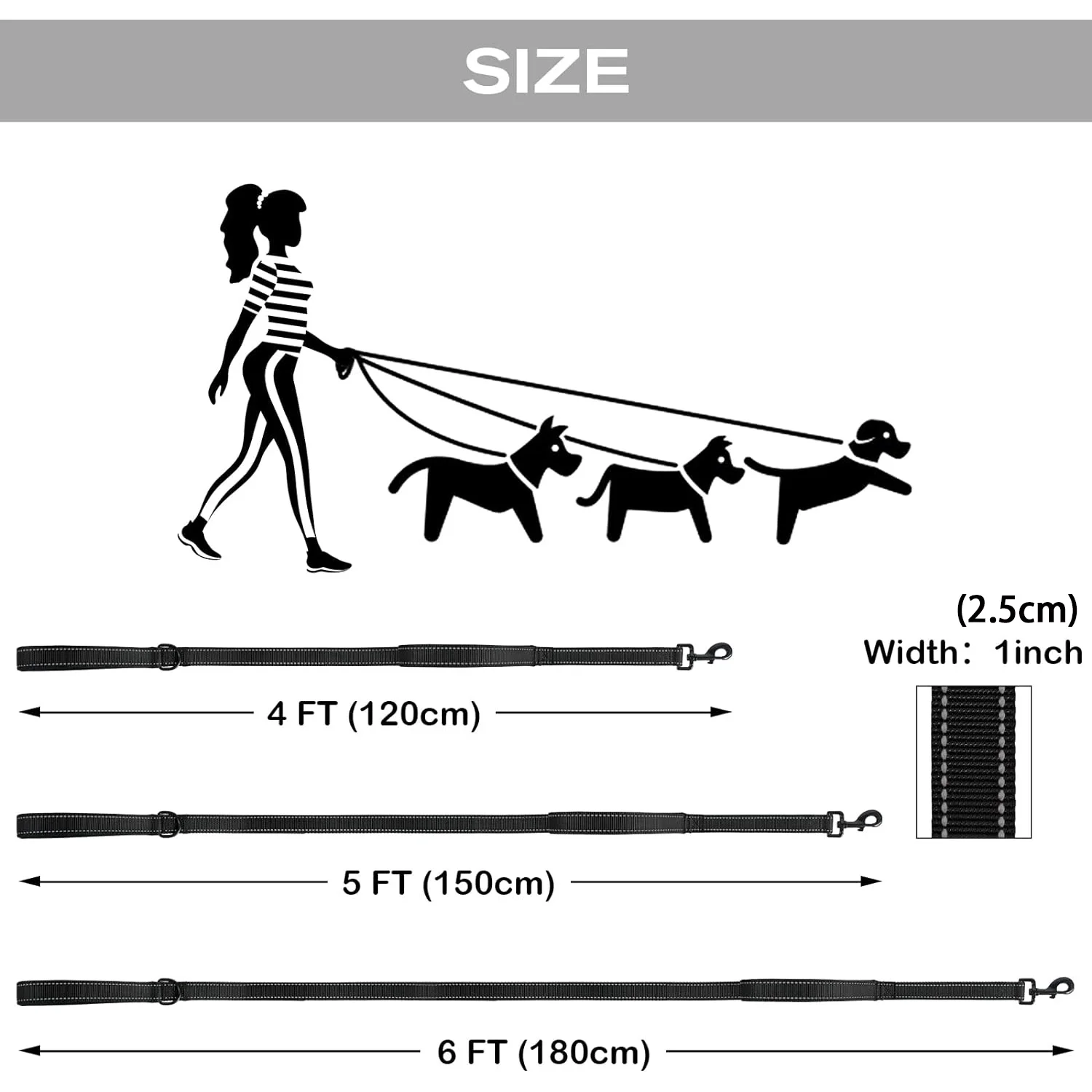 Thumbnail 2 - #52 Reflective Dog Leash Discount Picks