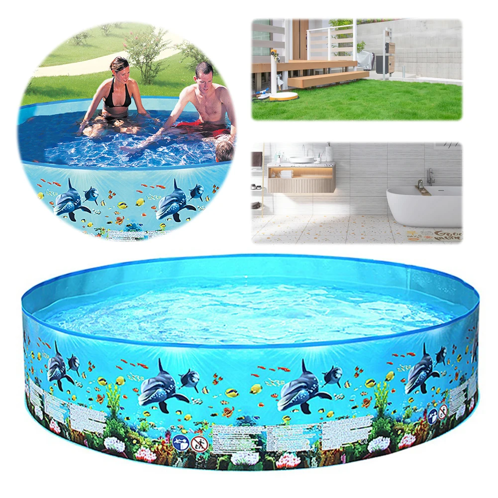 Piscine gonflable de grande capacité, pliable, multifonction, pour jouer à l'extérieur et à l'intérieur, accessoires d'eau