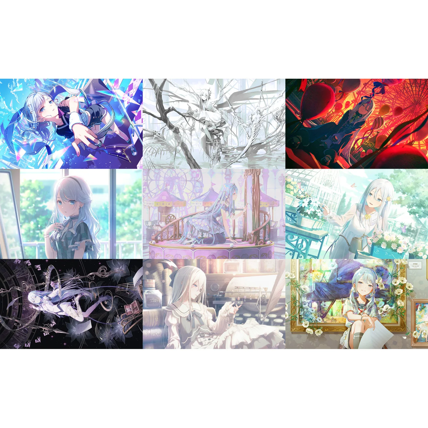 Project Sekai Anime Tsukasa Rui Emu Nene Mizuki Kanade Mafuyu Ena Akito Toya Airi Minori Saki PJSK Vol.3 Card Sticker Set