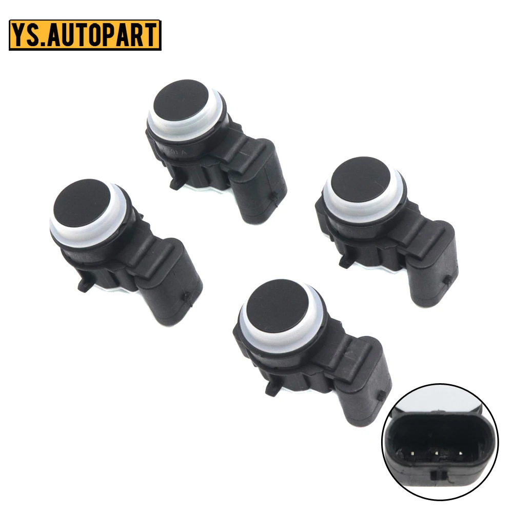 4pcs NEW Black 1048473-01-A PDC Parking Sensor For Tesla Model S Model X 0263033324 0263033335 1048473-13-A 0263033399