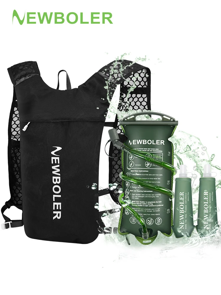 AliExpress NEWBOLER Outdoor Trail Running Backpack Ultralight Women Men Running Race Hydration Vest Marathon Bike Bag for Marathon Hiking