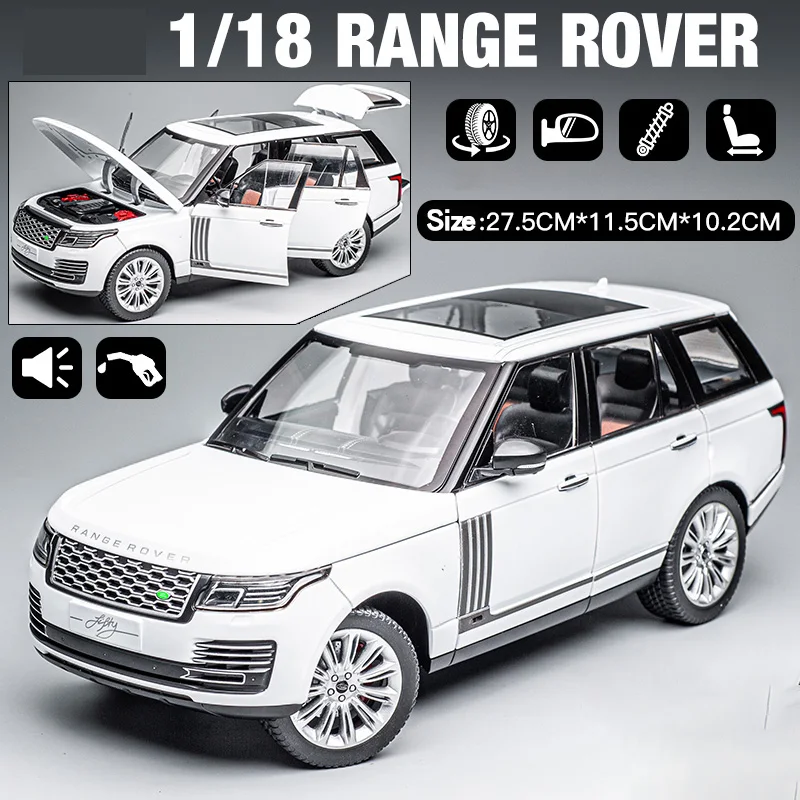 Grande 1:18 Échelle Land Rover Defender 110 Range Rover SV2022 Hors Route SUV Alliage En Métal moulé