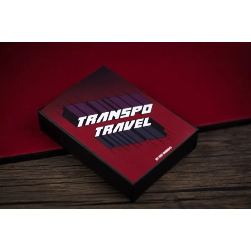 Tarjeta de trucos Transpo Travel de Luis Olmedo, trucos de magia, ilusiones, accesorios de magia de primer plano, trucos de Bar callejero, magos profesionales