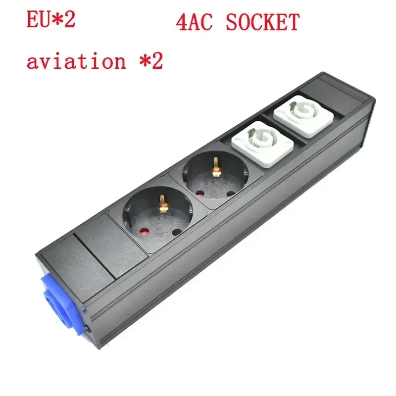 PDU power strip network cabinet rack NAC3MPA NAC3MPB EU aviation combination socket aviation output input 1-12 AC socket