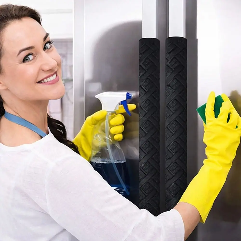 Durable Oil-proof Refrigerator Handle Cover Washable Appliance Handle Covers Stain-resistant Microwave Oven Mitts Home Decors