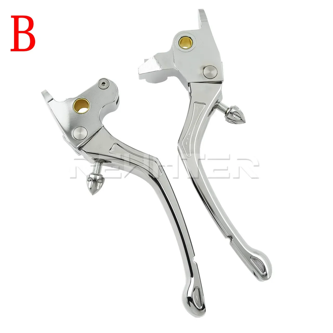 Motorcycle Chrome Regulator Clutch & Brake Lever Set For Harley Touring 08-2019 Road Glide King Street Glide FLHT FLHX FLTR FLHR