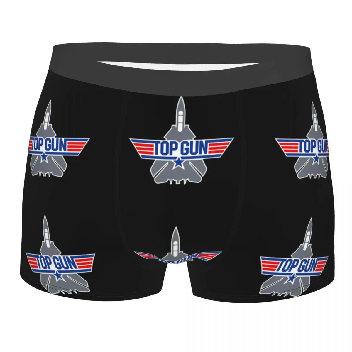 Custom Fighter Jets Top Gun Boxers Shorts Men's Maverick Film Briefs Underwear Funny Underpants