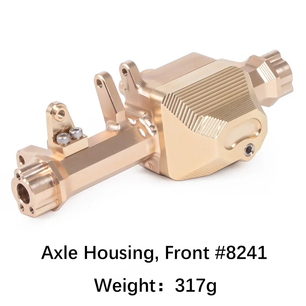 TRX4 Brass Portal Axle Drive Housing Brass Heavy Duty Counter Weight Set for 1/10 RC Crawler TRX-4 TRX6