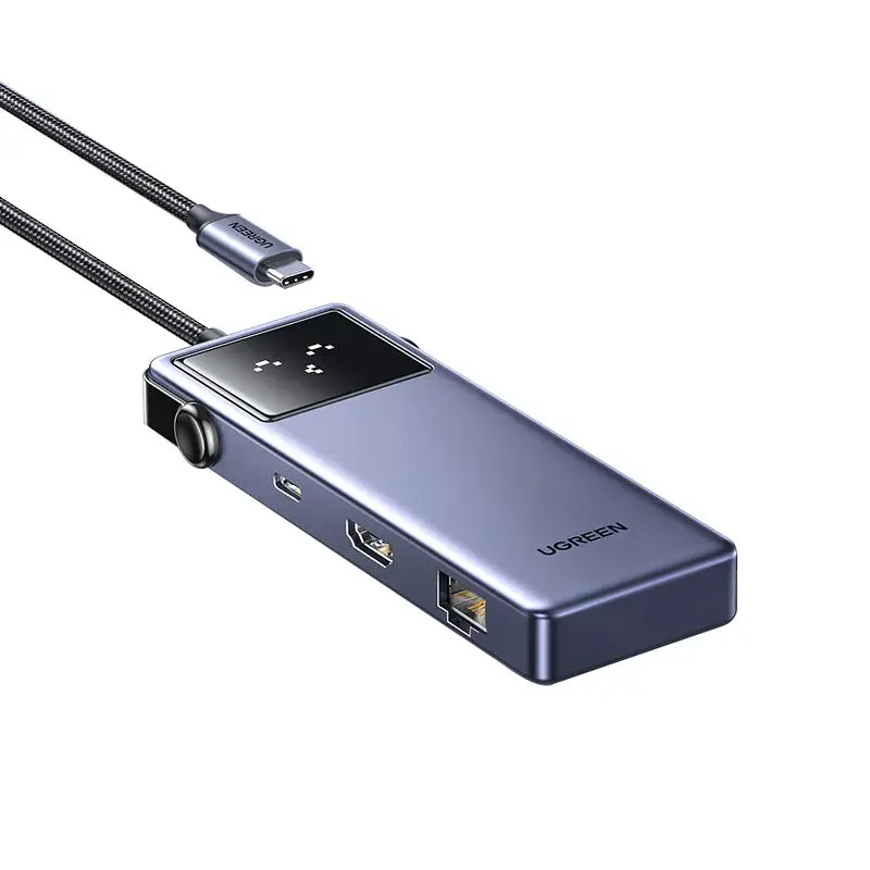 UGREEN 7 in 1 USB-C Hub Multi-function Adapter Robot Series with 10Gbps USB-C & USB-A Data Ports