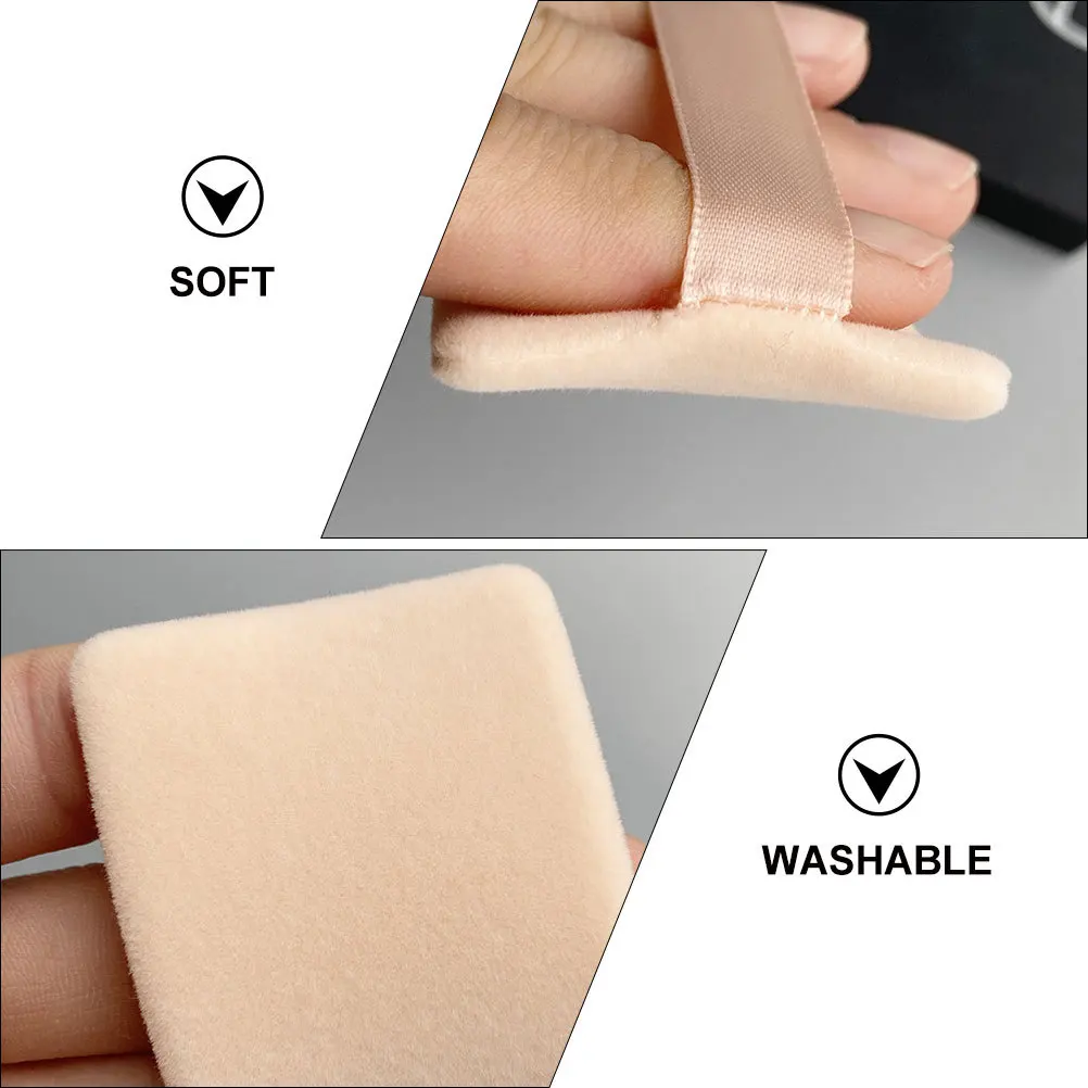 Éponge synthétique bouffante de maquillage lavable, 10 pièces, pour fond de teint, crème, coussin de protection solaire, Blush, poudre pressée ample, utilisation du visage et du corps