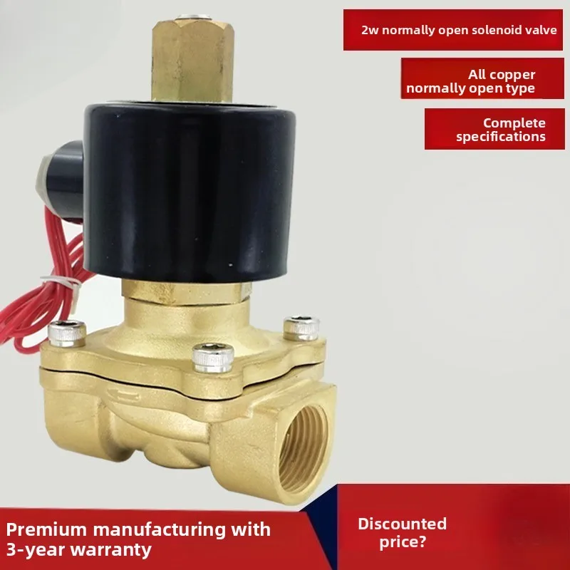 All Copper Normally Open Solenoid Valve Water Valve Air Valve 2 Minutes 3 Minutes