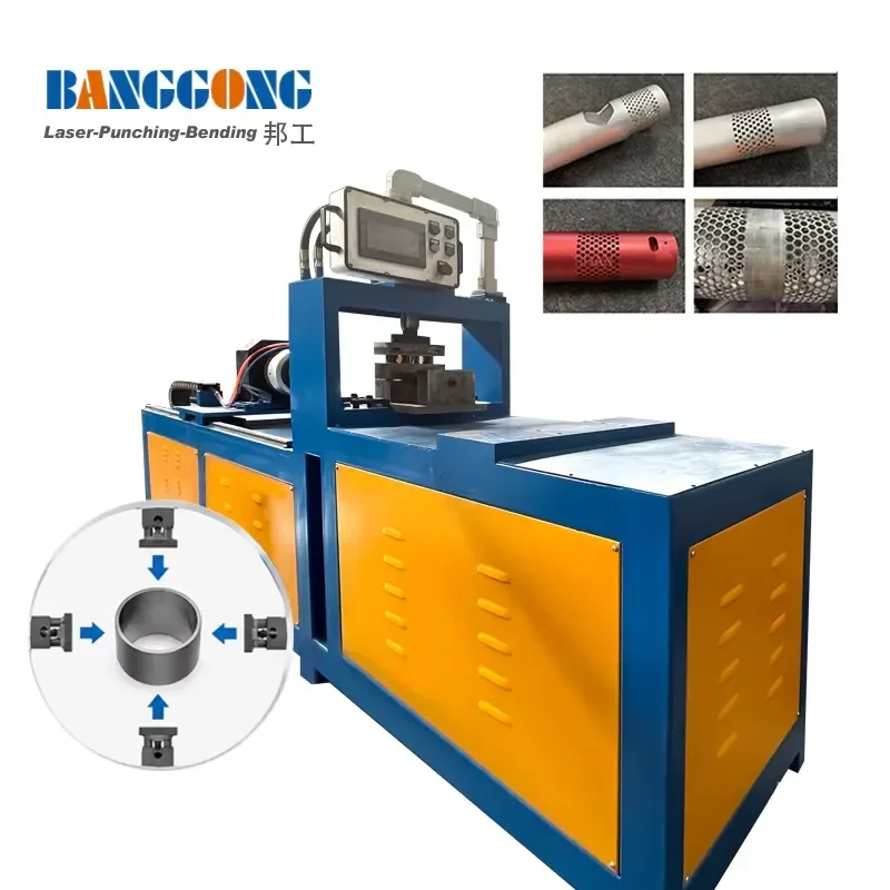 Hydraulic Rotary Hole Puncher 50Ton for Square Tube Round Pipe Angle Steel Perforation