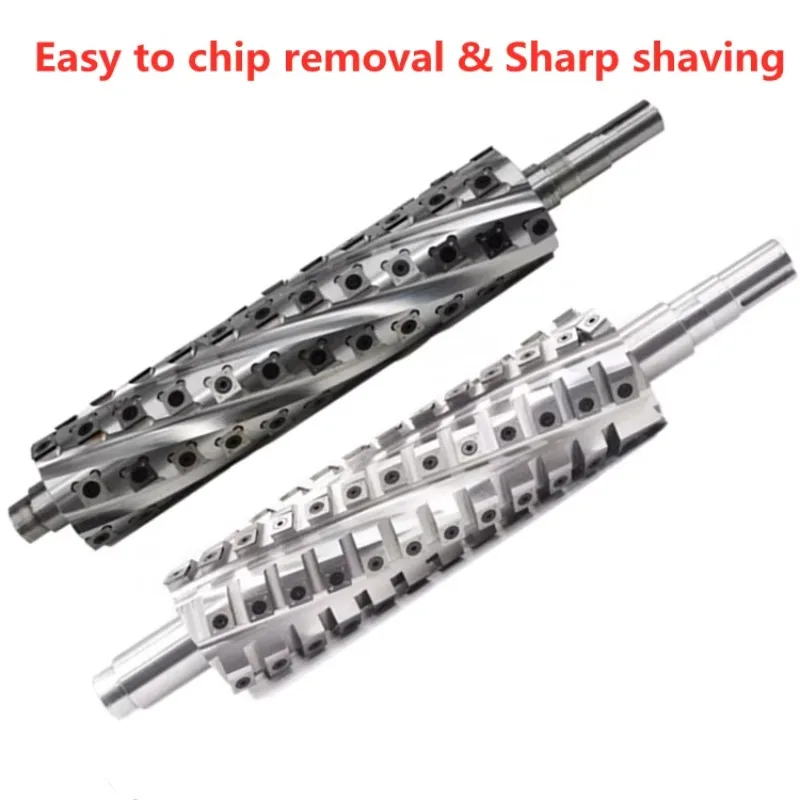 Woodworking Tools Helical Polishing Planer Professional Customized Spiral Cutter Head With Replacement Insert Blade For Wood