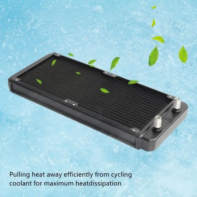 900F 수냉 라디에이터 18 파이프 알루미늄 열교환기 라디에이터 SRL240F10 PC CPU 컴퓨터 수냉 시스템