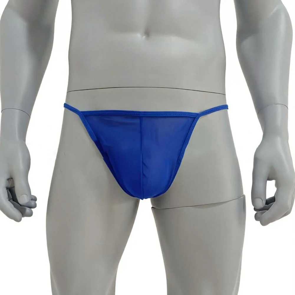 Men Sex Mesh Sheer G-strings Thongs Sissy Bulge Pouch T-back Underwear For Man Erotic Lingerie Ultra Hot Ultra-mini Hot Pants