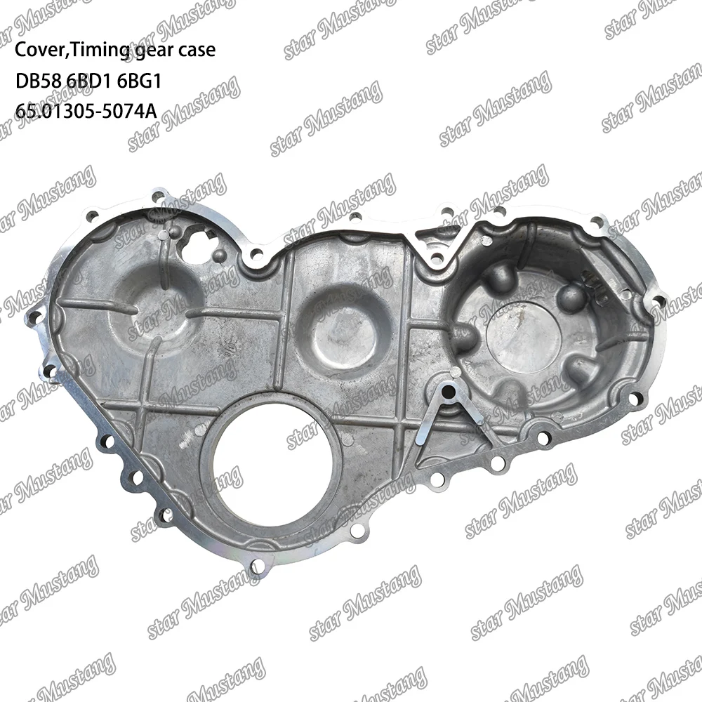 DB58 6BD1 6BG1 Cover Timing gear case 65.01305-5074A Suitable For Doosan Isuzu Engine Parts