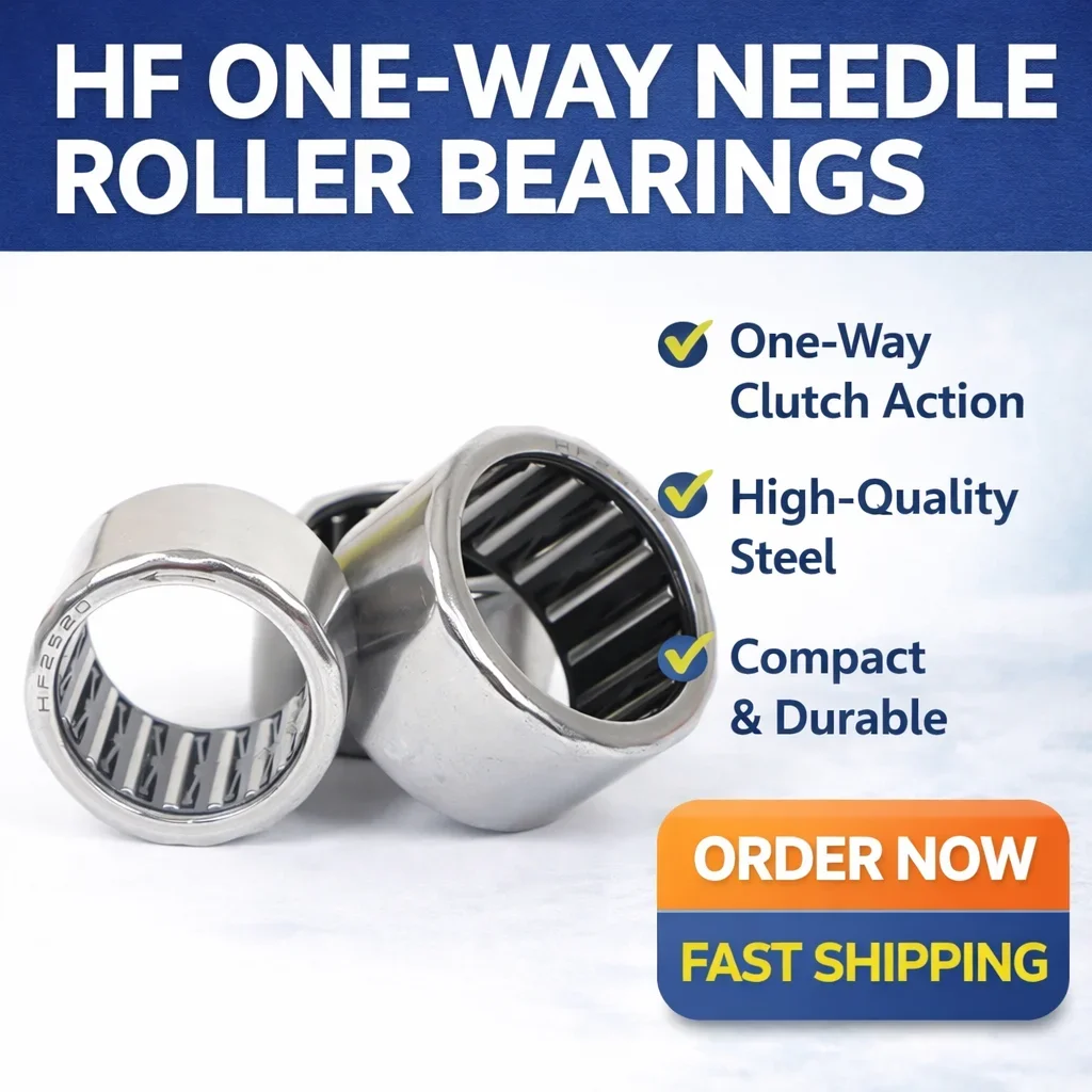 HF1216 HF1416 HF1616 HF1816 HF2016 HF2520 HF3020 HF3520 Corrosion Resistance And High Strength Needle Roller Bearings 5Pcs