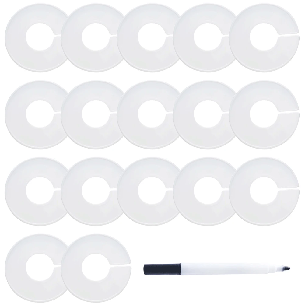 30 Piezas de Separadores de Armario, Herramienta Redonda de Plástico para Clasificar Ropa, para Guardarropa, Perchas, Organizador de Ropa para Adultos