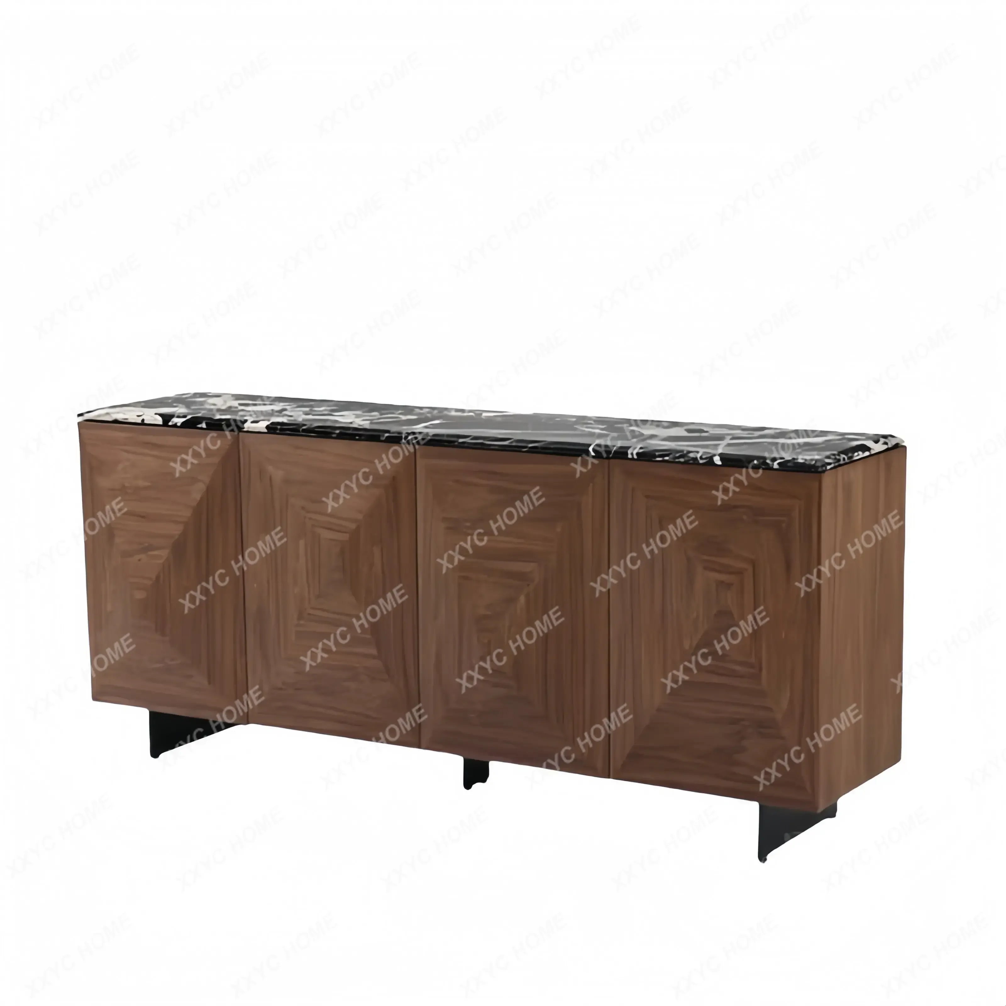 

minimalist natural luxury stone dining side cabinet large flat layer light luxury storage entrance cabinet