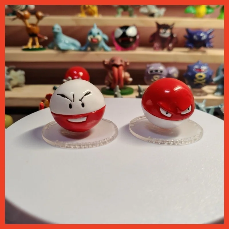 New Electrode Voltorb Mini 2pcs Figure Model Ornament Accessories Gk Statue Model Collection Room Decora Desk Toys Christmas
