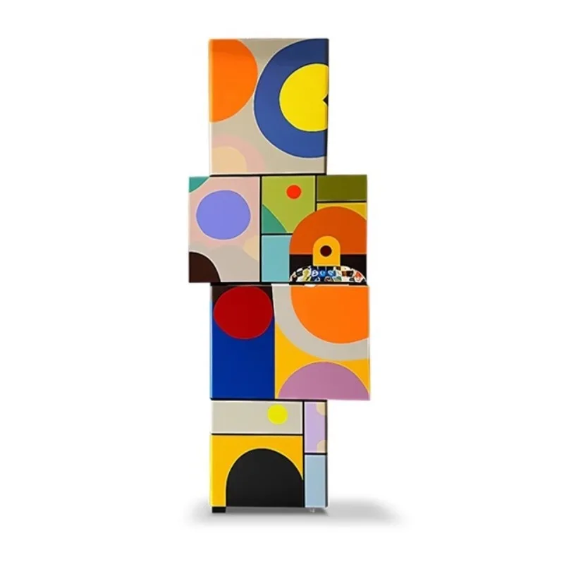 

Original design painted decorative cabinet pop art creative cabinet