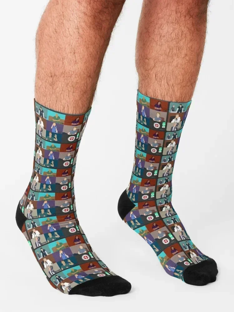 Scrubs Virtual Hangout Socks professional running hip hop Running new in's Men's Socks Women's