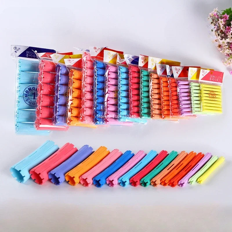 Бигуди Hair Perm Rods Cold Wave Rods Plastic Perming Rod Hair Curling Rollers Curlers Steel Pintail Comb Hair Curler No Heat 헤어롤 image 4