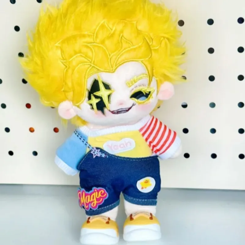 20cm Anime Identity Ⅴ Acrobat Morton Game Cosplay Plush Doll Cotton Stuffed Body Dress Up Clothes Cartoon Birthday Xmas Gift