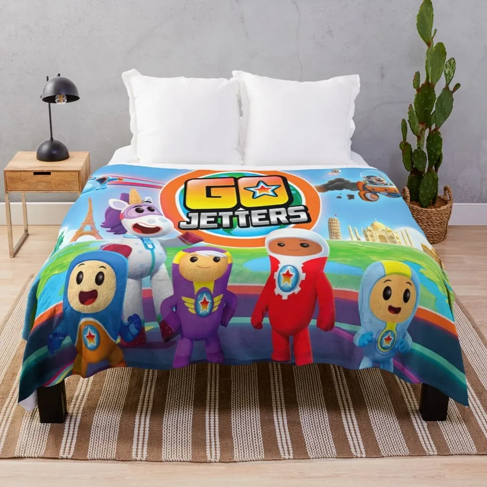 Go Jetters Gift For Fans go jetters costume\t Throw Blanket Retros Soft Big Blankets