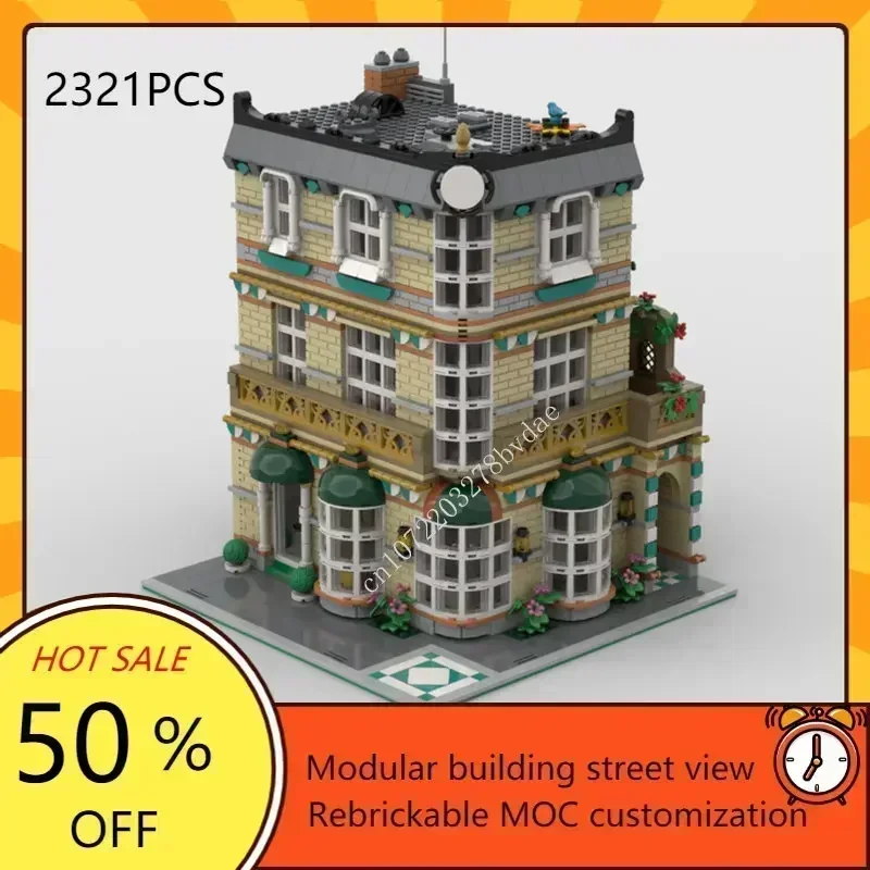 2321PCS Art University Modular MOC Creative street view Model Custom Puzzles Architecture DIY Education Assembly Model Toy Gift