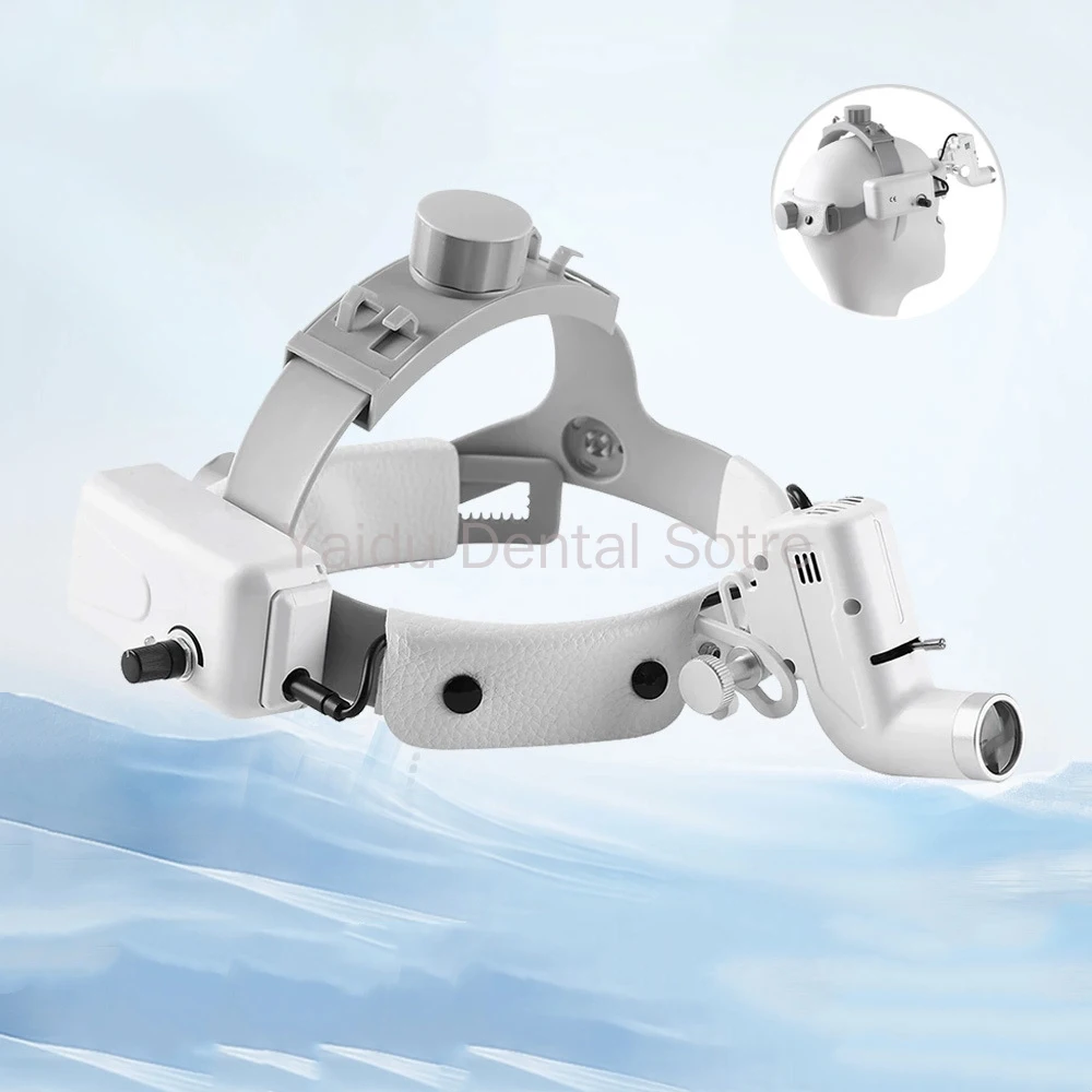 Dental LED Headlight 5W Adjustable Aperture Size Headwear Orthopedic Surgery Can Be Equipped with a Magnifying Glass