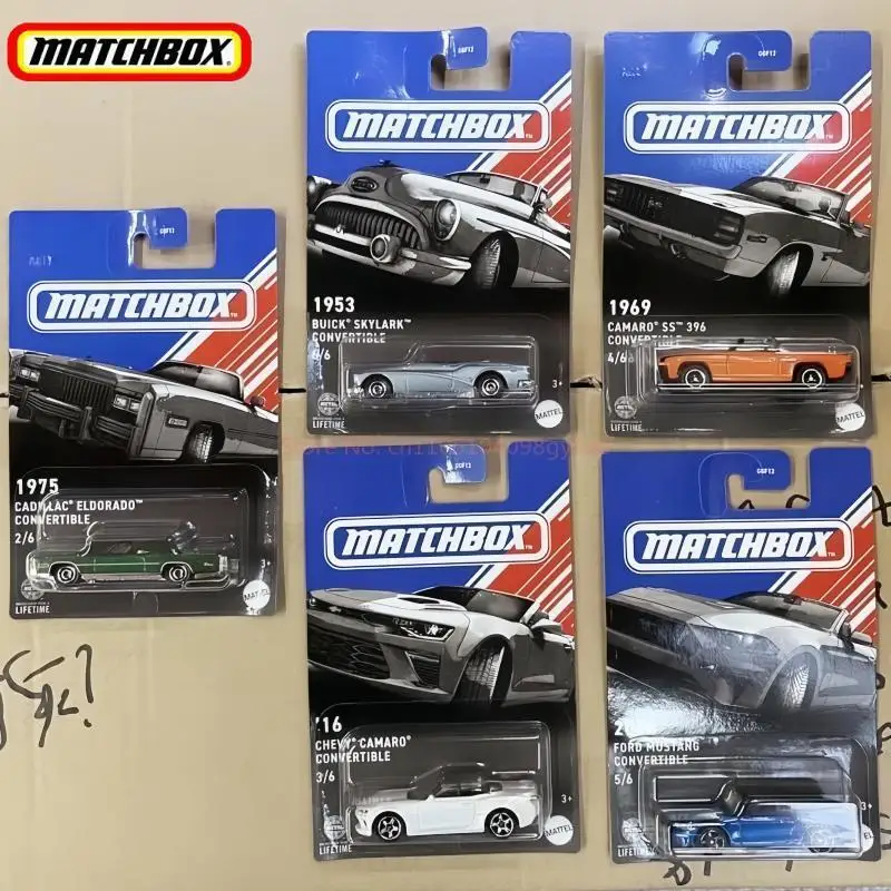 

Новый набор спичечных коробок GGF12-D Muscle Cars-Chevrolet Ford Cadillac Volkswagen 1:64, литая под давлением модель автомобиля из сплава, игрушки, рождественские подарки