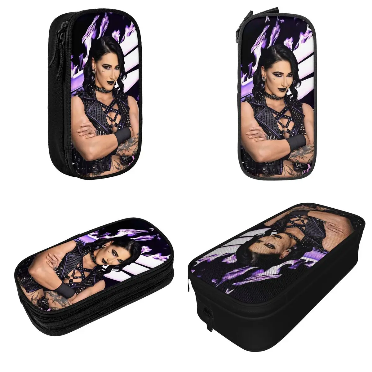 Rheas Ripleys Pencil Cases Fashion Pen Holder Bag Girls Boys Big Capacity Office Zipper Pencilcases