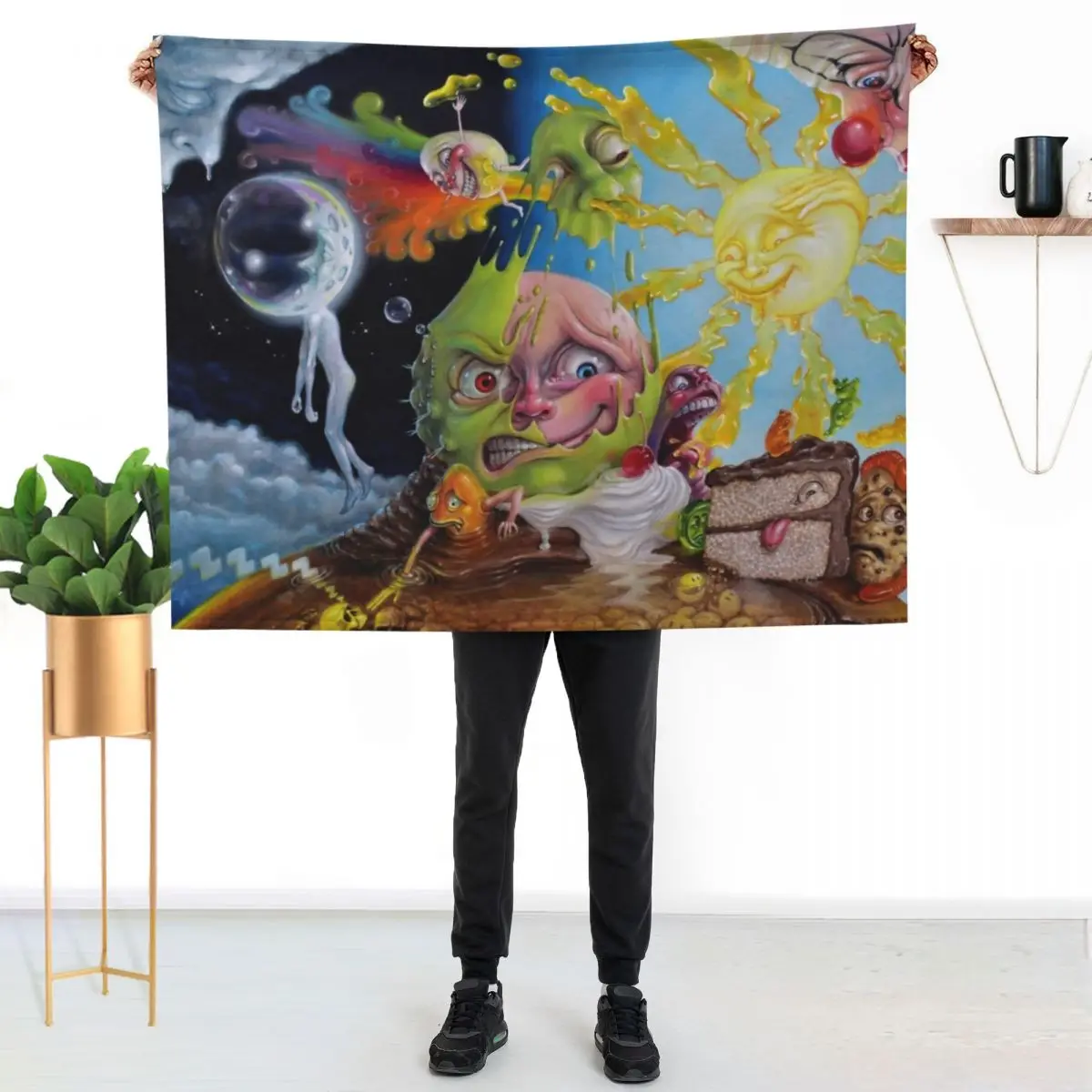 Nighttime Quells the Frisson of Breathing Sunlight Throw Blanket Decoratives for babies Sofas Summer Sofa Throw Blankets