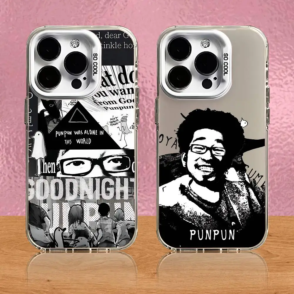 

G-Goodnight Oyasumi P-Punpun Phone Case For iPhone 17,16,15,14,13,12,X,8,Pro,Max,Plus,SE4,Air,Mini White Matte for Daily Commute