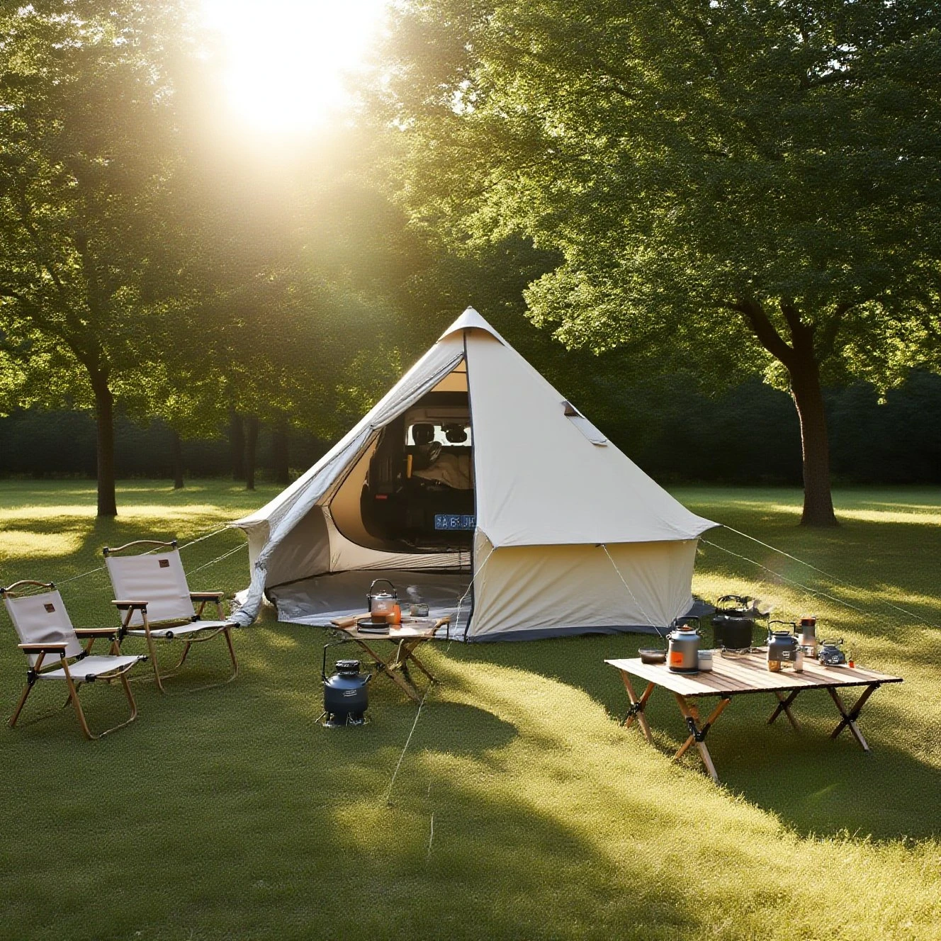 

Spacious Yurt Tent for 8 Person,210D Oxford Fabric,Car Rear Mongolian Tent,Car Yurt Tent,Tepee Tent,Car Rear Teepee Tent