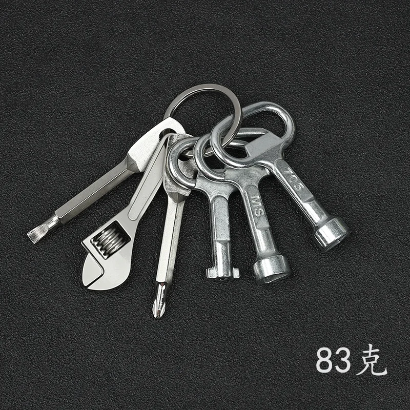 Creative Practical Small Tools Keychains Cross Screwdrivers Keychain Meta Personality Versatile Trendyl Pendants Simple For Gift