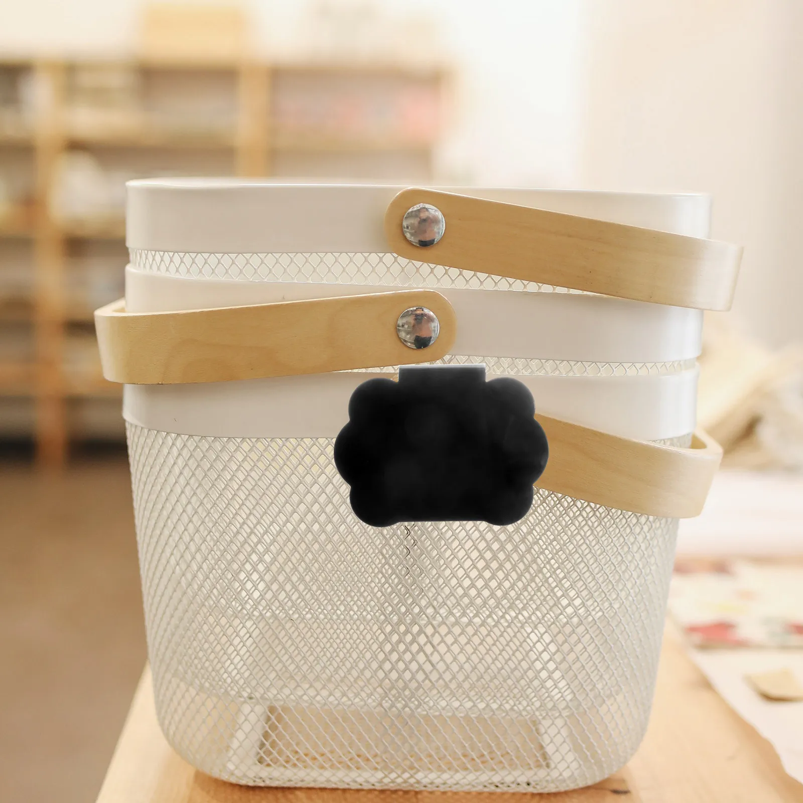 

10pcs Blackboard Labels Small Basket Clips Detachable Chalkboard for Bins PVC Removable Price Tag Organizing Tags