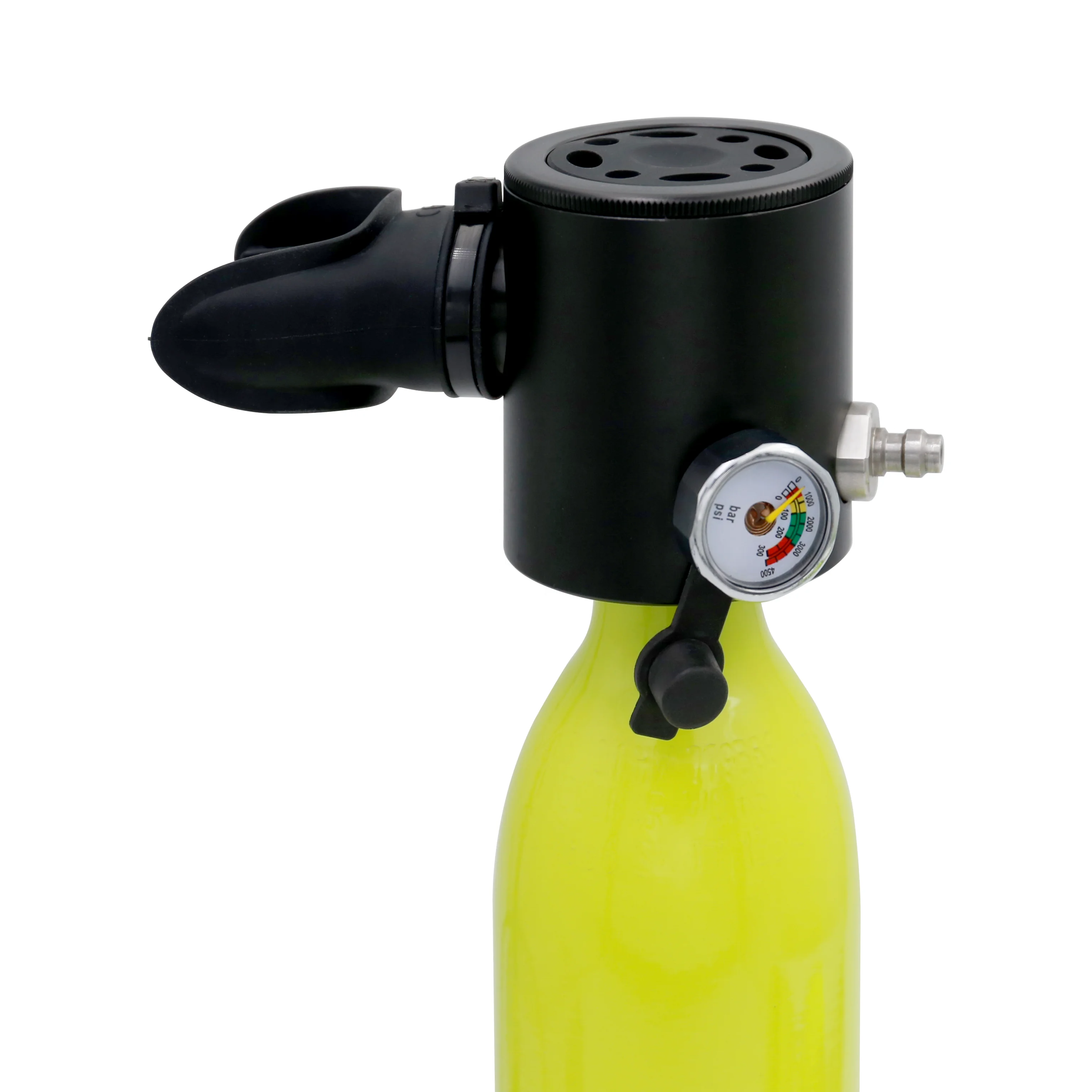 Wholesale Price Diving Equipment Under Water Scuba Mini Diving Cylinder High Oxygen Aluminum Alloy Green Oxygene Bottle Diving
