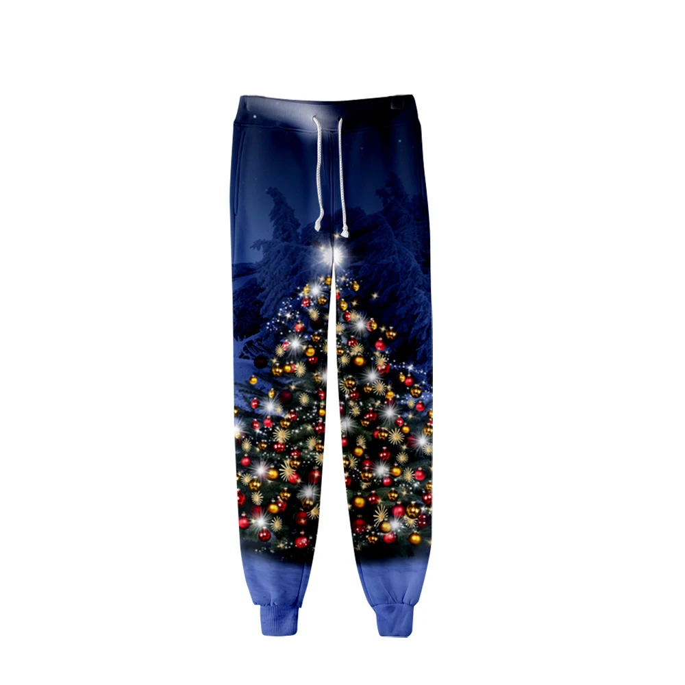 Trend Men's Pants Women Sweatpants UnisexHip Hop Casual Long  Creative Christmas Trousers Jogger Pant  Merry Christmas pants