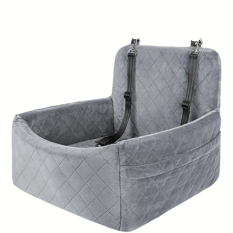 Autostoeltje voor huisdieren Kennel Puppy Cat Out-zitmat Afneembaar Wasbaar Antislipbasis Voor- en achterste rij Dog Out-veiligheidszitje Reizen Nest